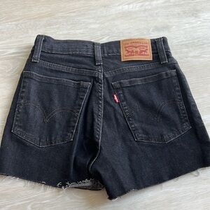 Levi shorts! Black wash.